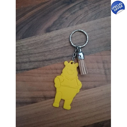Disney Winnie The Pooh 3D Printed Keyring ( YELLOW )