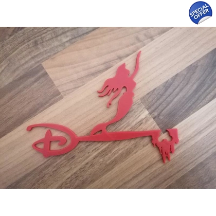 Disney Little Mermaid Ariel 3D Printed Key ( RED ) Disney Little Mermaid Ariel 3D Printed Key ( RED )