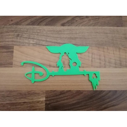 Disney Star Wars Mandalorian Grogu 3D Printed Key Disney Star Wars Mandalorian Grogu 3D Printed Key