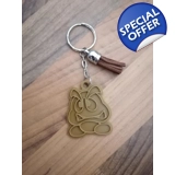 Super Mario Goomba 3D Printed Keyring