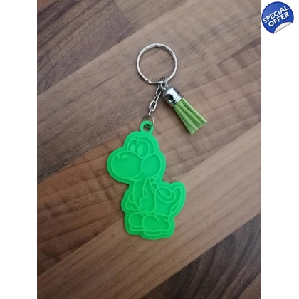 Super Mario Yoshi 3D Printed Keyring Super Mario Yoshi 3D Printed Keyring
