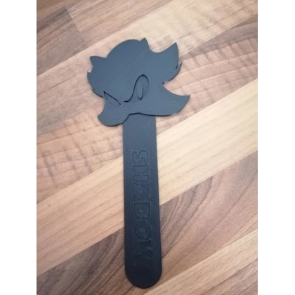 Sonic the Hedgehog Shadow 3D Printed Bookmark Sonic the Hedgehog Shadow 3D Printed Bookmark