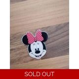 Disney Minnie Mouse Face Plastic Singl..