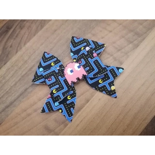Pac Man Single Hair Bow