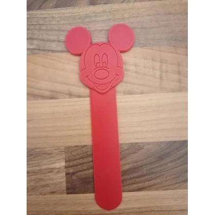 Disney Mickey Mouse Face 3D Printed Bookmark
