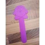 Kirby Face Retro 3D Printed Bookmark