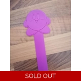 Kirby Face Retro 3D Printed Bookmark
