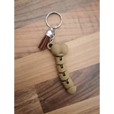 Articulated Penis 3D Printed Keyring