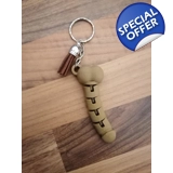 Articulated Penis 3D Printed Keyring