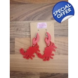 Crab 3D Printed Earrings Set