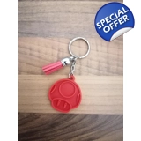 Super Mario Mushroom 3D Printed Keyring