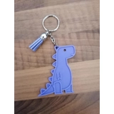 Dinosaur Purple 3D Printed Keyring