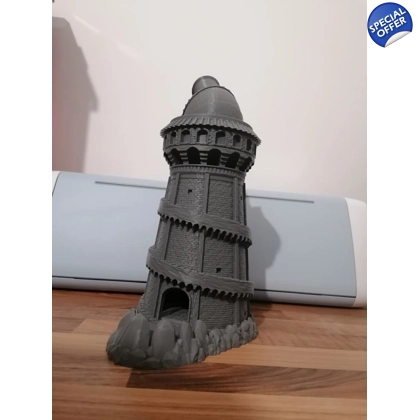 Observatory Dice Tower 3D Printed With Dice Included