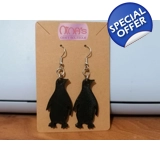 Penguin Black Silhouette 3D Printed Ea..