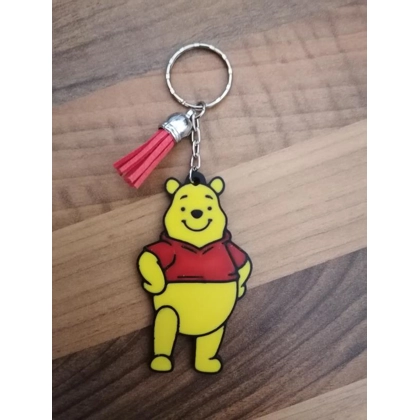 Disney Winnie The Pooh - Pooh Standing 3D Printed Keyring Disney Winnie The Pooh - Pooh Standing 3D Printed Keyring