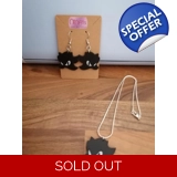 Sonic the Hedgehog ( Shadow ) Earrings..