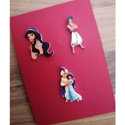 Disney Aladdin & Jasmine 3 Piece Pin Badge Set 3 Disney Aladdin & Jasmine 3 Piece Pin Badge Set 3