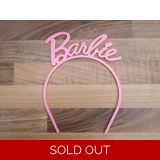 Barbie Logo Adult Headband 3D Printed