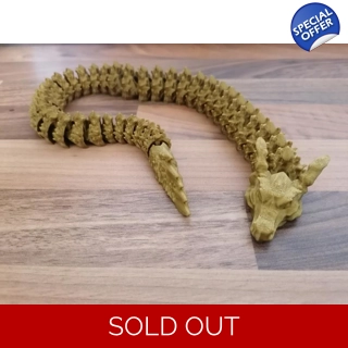 Articulated Gold Dragon.. Articulated Gold Dragon..