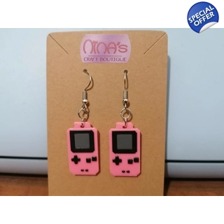 Gameboy Pink Retro 3D P..