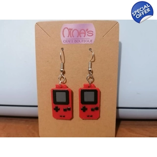 Gameboy Red Retro 3D Pr..