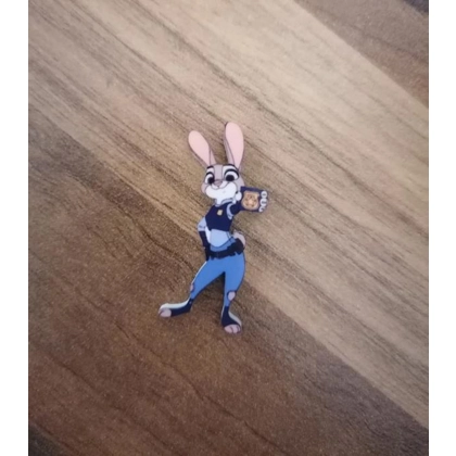 Disney Zootopia - Judy Hoops - Standing Single Pin Badge Disney Zootopia - Judy Hoops - Standing Single Pin Badge