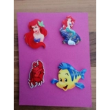Disney The Little Mermaid 4 Piece Pin ..