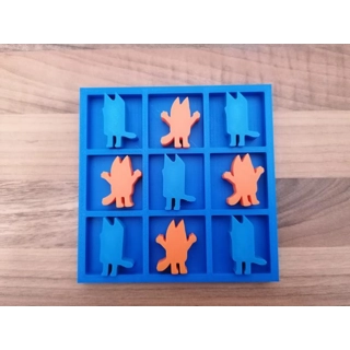 Bluey Tic Tac Toe Bluey..
