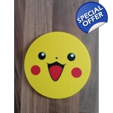 Pokémon Pikachu Happy Face 3D Printed ..