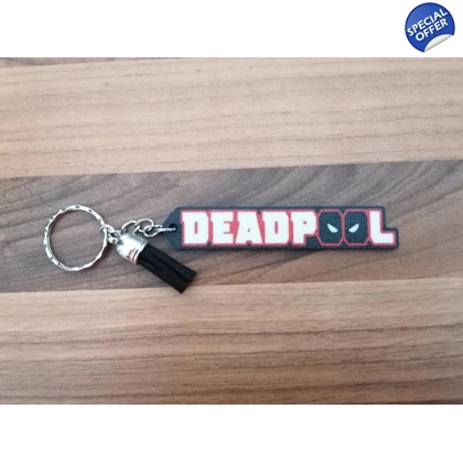 Deadpool Logo Marvel Comics Keychain Keyring 3D Printed Keyring