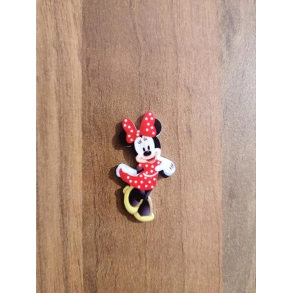 Disney Minnie Mouse - Red Dress - Standing Single Pin Badge