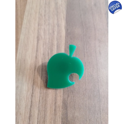 Animal Crossing - Leaf Acrylic Single Pin Badge