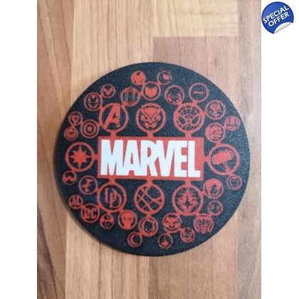 Marvel Comics Style Iron Man Spiderman Hulk Thor 3D Printed Drinks Coaster