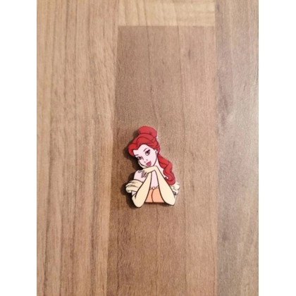 Disney Belle Face Single Pin Badge Disney Belle Face Single Pin Badge