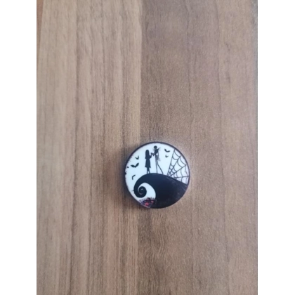 Disney The Nightmare Before Christmas - Jack & Sally Single Round Pin Badge