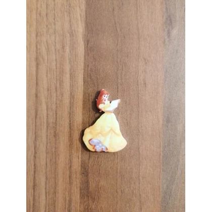 Disney Beauty & The Beast Belle Standing Single Pin Badge Disney Beauty & The Beast Belle Standing Single Pin Badge