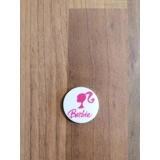 Barbie Logo Head Round Single Pin Badge