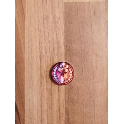 Disney Mulan Mandala Single Round Pin Badge Disney Mulan Mandala Single Round Pin Badge