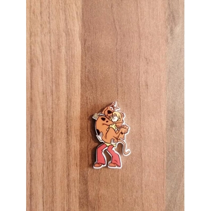 Scooby Doo - Scooby Doo & Shaggy Standing - Single Pin Badge Scooby Doo - Scooby Doo & Shaggy Standing - Single Pin Badge