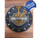 Harley Davidson 3D Printed Wall Clock