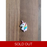 Unicorn Face Small Plastic Single Pin ..