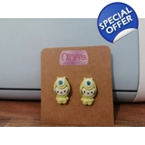 Monster Inc Hello Kitty Mike Stud Earr..