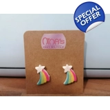 Shooting Star Stud Earrings Set