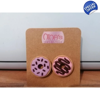 Doughnuts Yummy Stud Ea..