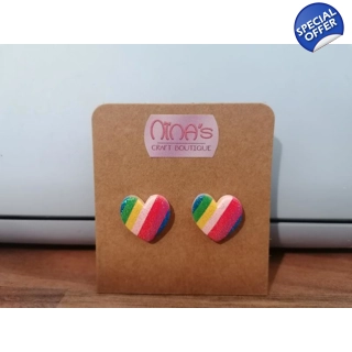 Heart Earrings Pride Lo..