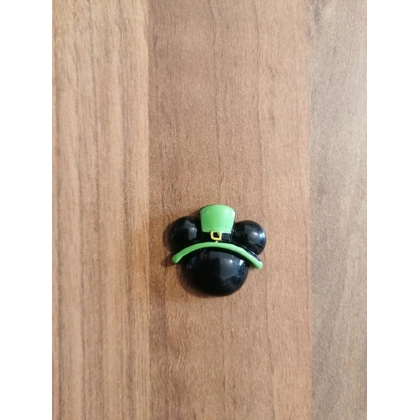 Disney Mickey Leprechaun Irish Plastic Single Pin Badge Disney Mickey Leprechaun Irish Plastic Single Pin Badge