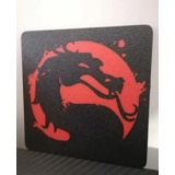 Mortal Kombat Dragon Black & Red Squar..