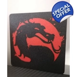 Mortal Kombat Dragon Black & Red Squar..