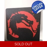 Mortal Kombat Dragon Black & Red Squar.. Mortal Kombat Dragon Black & Red Squar..