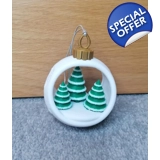 Christmas Tree 3 Trees Bauble Ornament..